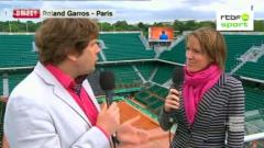 J. Henin préface la finale hommes de Roland Garros