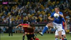 Espagne-Italie: Pénalty non accordé sur faute de main de Bonucci