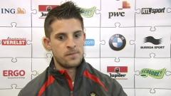 K. Mirallas avant le départ pour les Etats-Unis