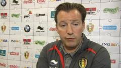 M. Wilmots avant le départ pour les Etats-Unis