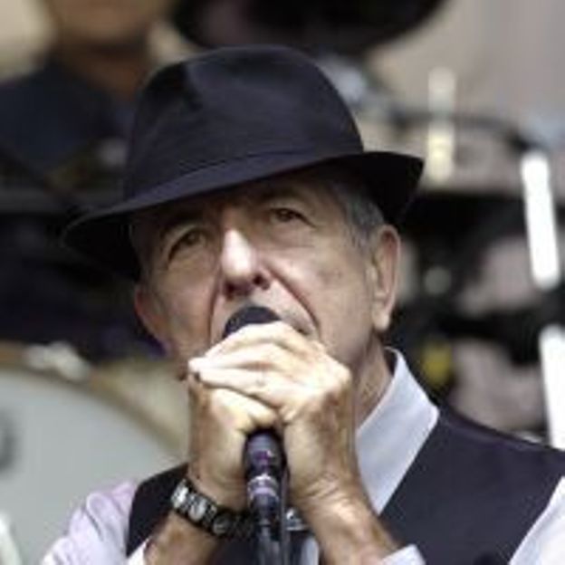 Leonard Cohen lors d'un concert à Gand le 12 août 2012