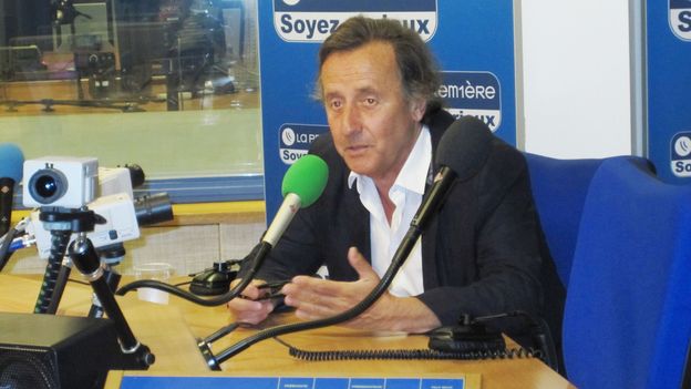 José-Alain Fralon dans le studio de Matin Première 