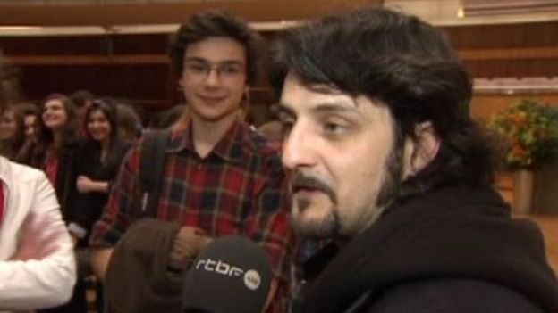 Le cinéaste Olivier Masset-Depasse lors de la remise du p^rix