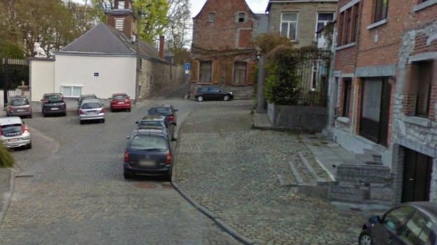 La place du Trichon, à Feluy.
