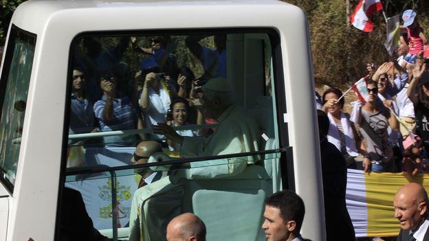 Le Pape en visite au Liban