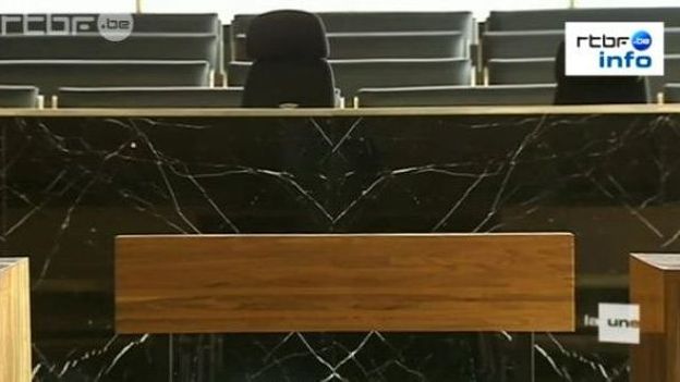 Salle d'audience du tribunal correctionnel de Charleroi