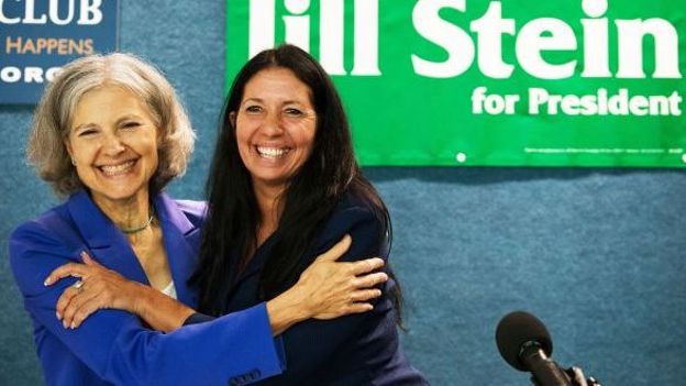 Jill Stein et sa colistière Cheri Honkala représentent les Verts