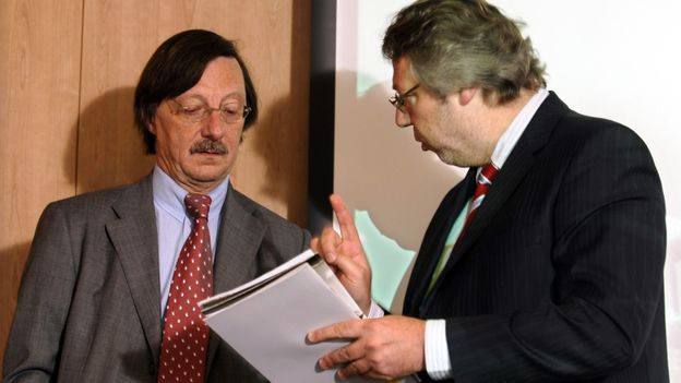 En attendant de trouver un successeur à Alain Flausch (à gauche), c'est kris Lauwers (à droite) qui assure l'intérim de la société bruxelloise des transports publics 