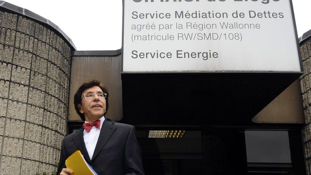 Le Premier ministre Elio Di Rupo en visite au CPAS de Liège
