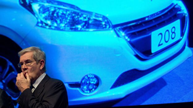 Le PDG de PSA Peugeot Citroën Philippe Varin