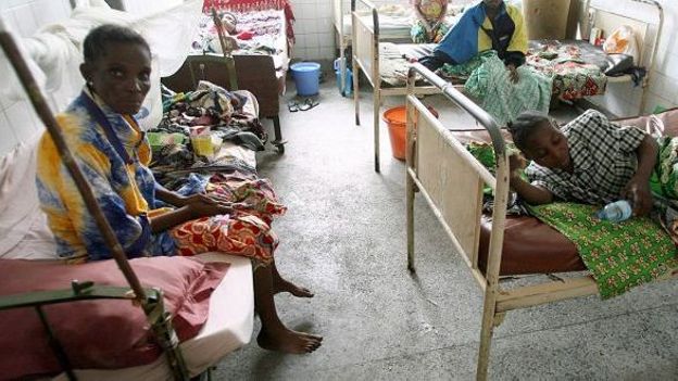 Illustration: chambre d'hôpital en République Démocratique du Congo