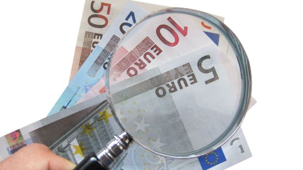 Des billets en euro