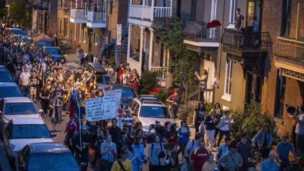 Manifestations à Montréal