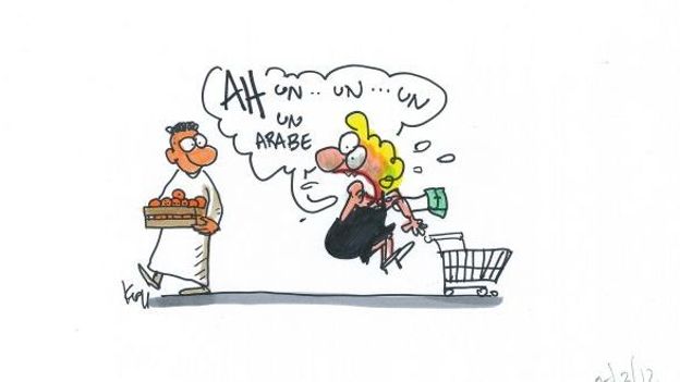 Dessin paru dans l'émission Mise au Point du 25/03.