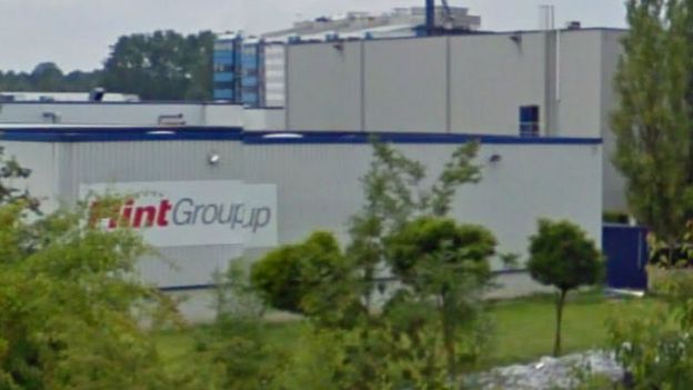 L'usine de Lessines produit de l'encre pour la presse écrite. 