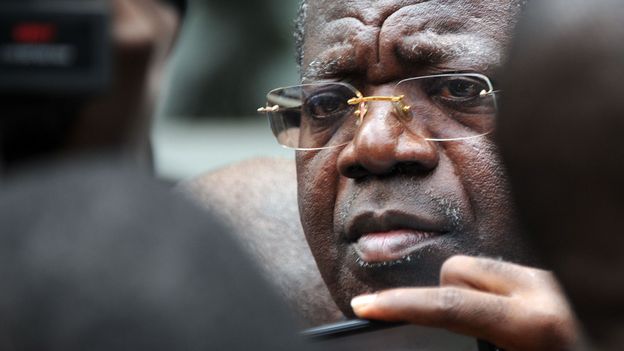 Sylvain Miaka Oureto, président intérimaire du FPI (Front Populaire Ivoirien)