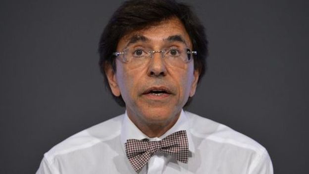 Elio Di Rupo à la sortie du Kern du 27 août 