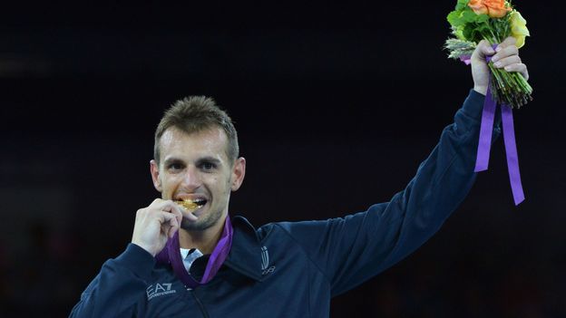 L'Italien Carlo Molfetta a décroché la médaille d'or de taekwondo en plus de 80kg