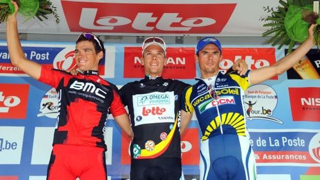 Le podium du Tour de Belgique 2011