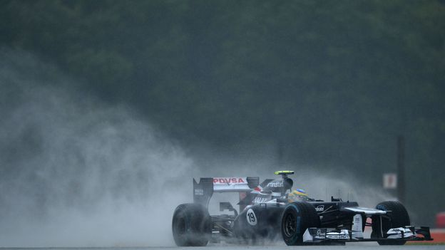 Conditions climatiques dantesques sur Silverstone