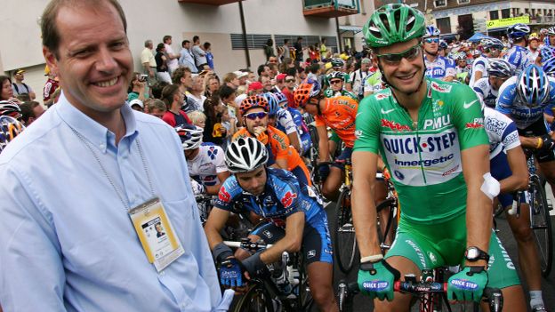 Christian Prud'homme et Tom Boonen