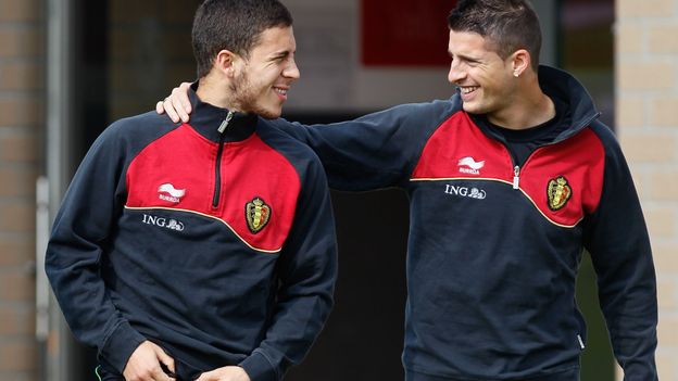 Eden Hazard et Kevin Mirallas titulaire face à l'Angleterre ?