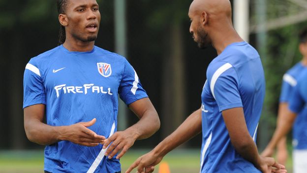 Drogba et Anelka de retour à Shanghaï Drogba et Anelka de retour à Shanghaï