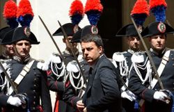 Le président du Conseil italien Matteo Renzi