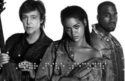 Un titre folk (!) de Rihanna, Kanye West et Paul McCartney a affolé le Net ce week-end