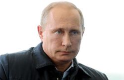 Le prÃ©sident russe Vladimir Poutine le 29 aoÃ»t 2014 Ã  Seliger, en Russie