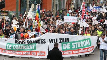 Des milliers de manifestants à Bruxelles pour des alternatives à l'austérité