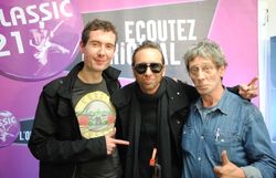 Laurent Rieppi, Shannon Larkin et Pompon Laurent Rieppi, Shannon Larkin et Pompon