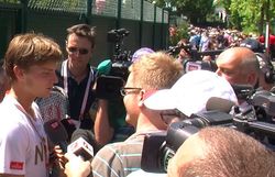 D Goffin et la presse  - RTBF &copy;