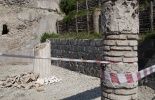 123 Italie: un pan de mur s'écroule à Pompéi