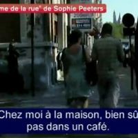 Capture d'écran du film "Femme de rue" de Sofie Peeters