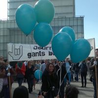 Le défilé festif dans les rues de Louvain-la-Neuve