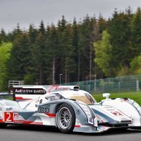 L'Audi N.2 pilotée par le Britannique Allan McNish 