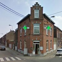La pharmacie qui s’est fait braquée ce samedi matin, à Jumet.
