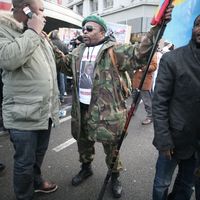Archives: une manifestation congolaise à Bruxelles en 2011