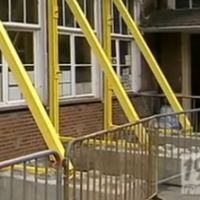 L’école a déjà fait l’objet de travaux de stabilisation, tant elle est vétuste. 