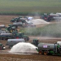 Va-t-on revoir des actions spectaculaires, comme cet épandage de lait sur un champ près de Ciney, en 2009 ?