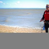 Richard Branson et son kite-surf