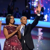 Malia, Michelle et Barack Obama