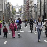 La rue de la Loi prise d'assaut par les "utilisateurs faibles"