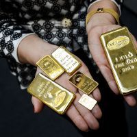 Des lingots d'or