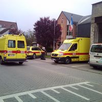 Les équipes de secours dépêchées sur place.