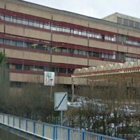 Le bâtiment de la future Cité des Métiers près de l'UT à Charleroi