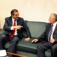 Antonis Samaras et Evangelis Venizelos