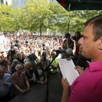 La marche de la justice avait commencé par un discours de Jean-Denis Lejeune