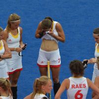 Les Red Panthers se montraient déçues à la fin de la rencontre